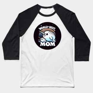 World's Best Narwhal Mom Tee Baseball T-Shirt